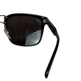 Prada Black Metal Double Bridge Sunglasses