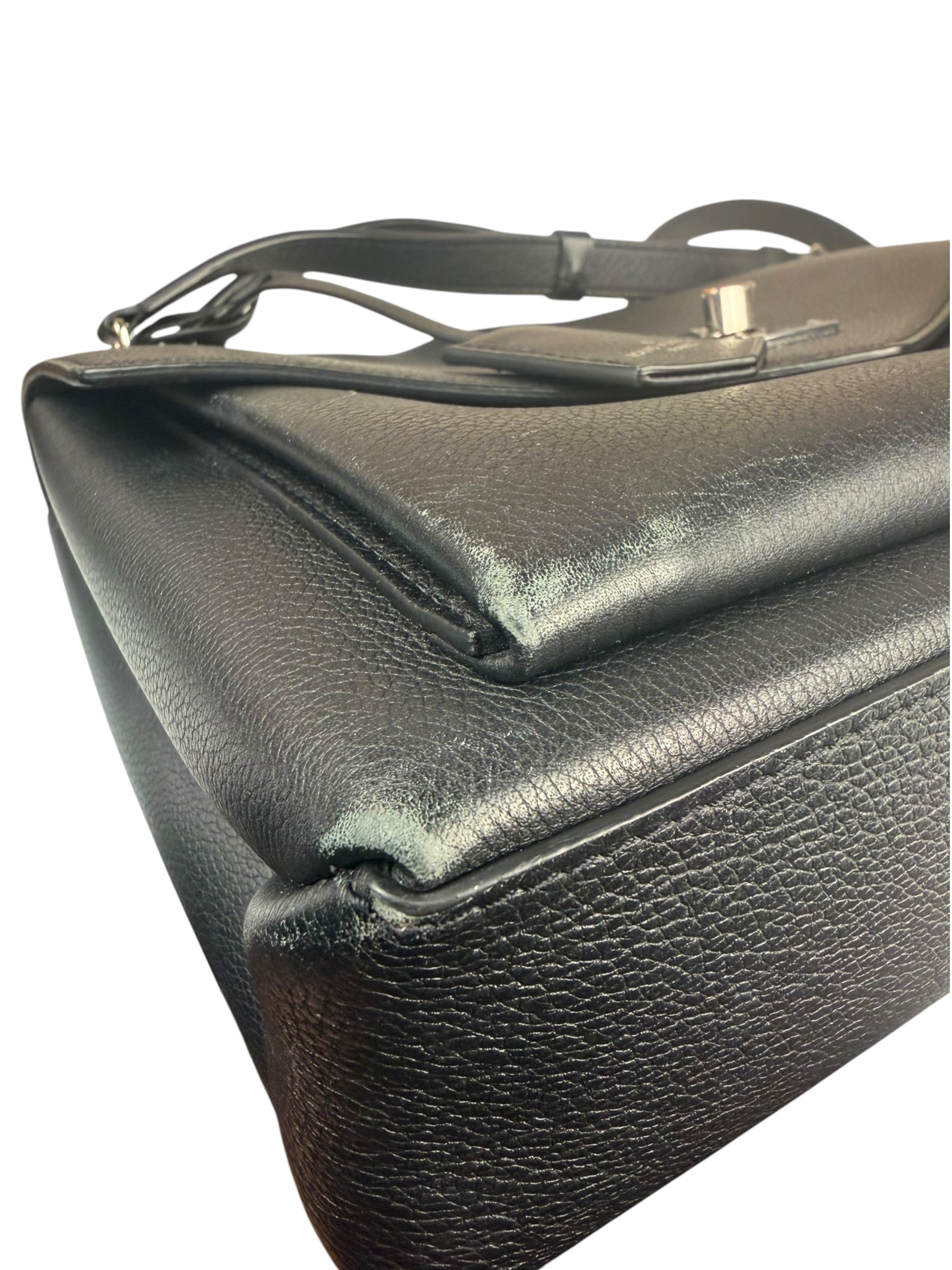 Louis Vuitton Black Pebbled Leather Taurillon Lockme Two-Way Bag