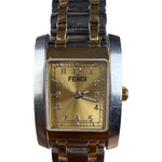 Fendi 2 Tone Tank Champagne Dial