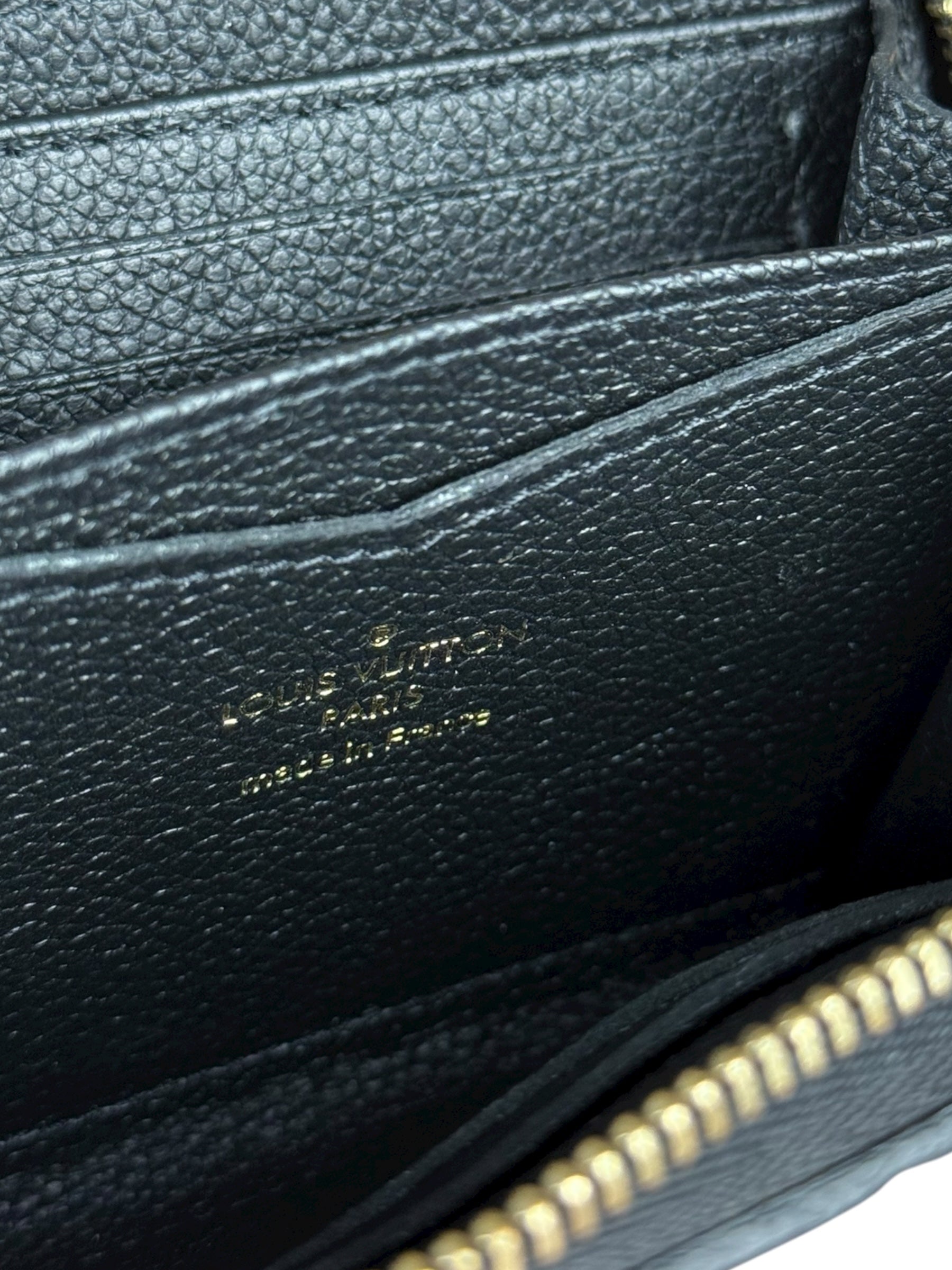 Louis Vuitton Black Zippy Coin Purse