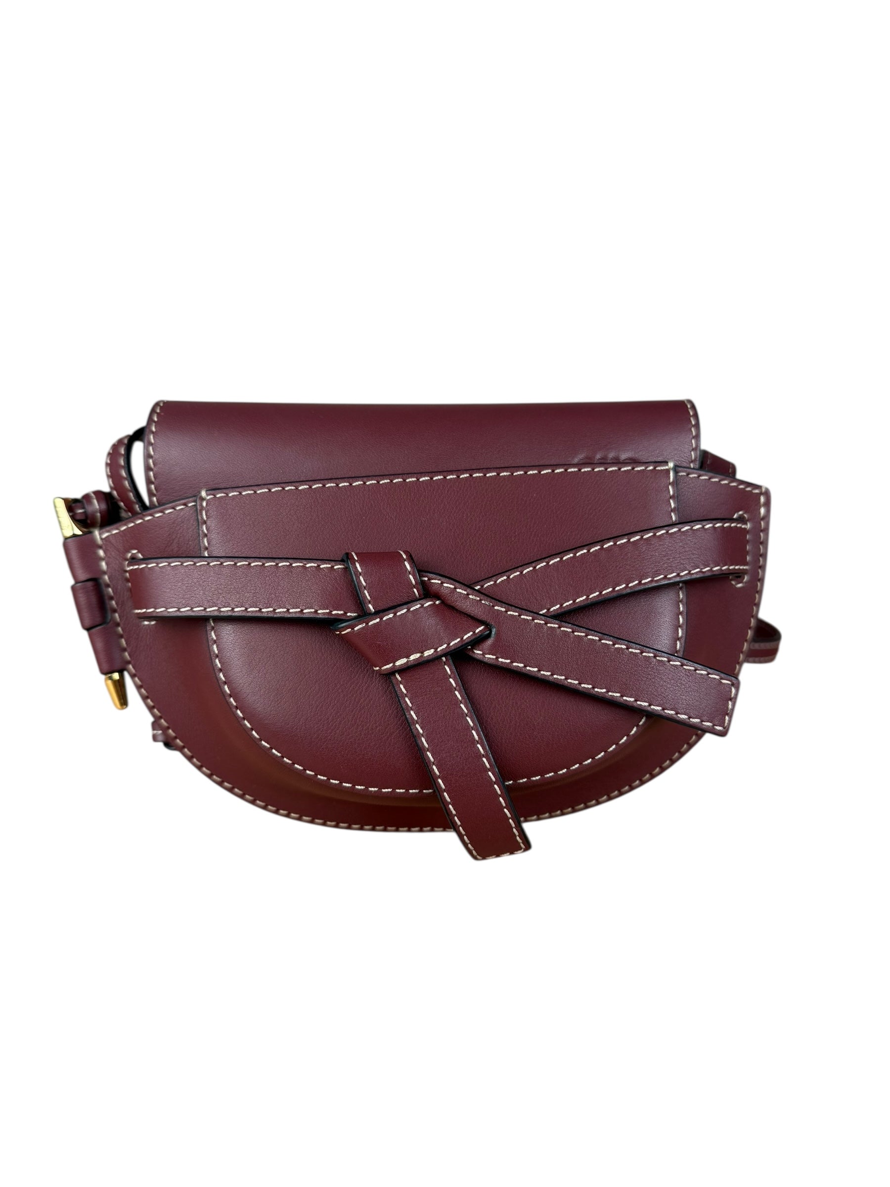 Loewe Mini Burgundy Gate Crossbody