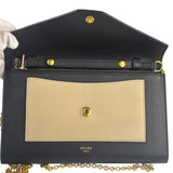 Celine Multi-Colored Leather Pocket Envelope Chain Wallet