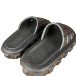 Balmain Ari Black Rubber Sandals