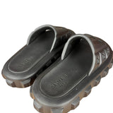 Balmain Ari Black Rubber Sandals