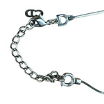Christian Dior Vintage Trotter Logo Silver Bracelet