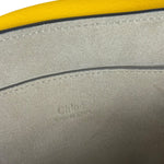 Chloé Suede/Calfskin Yellow Faye Shoulder Bag