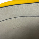 Chloé Suede/Calfskin Yellow Faye Shoulder Bag