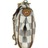 Louis Vuitton Damier Azur Eva Clutch Shoulder Bag
