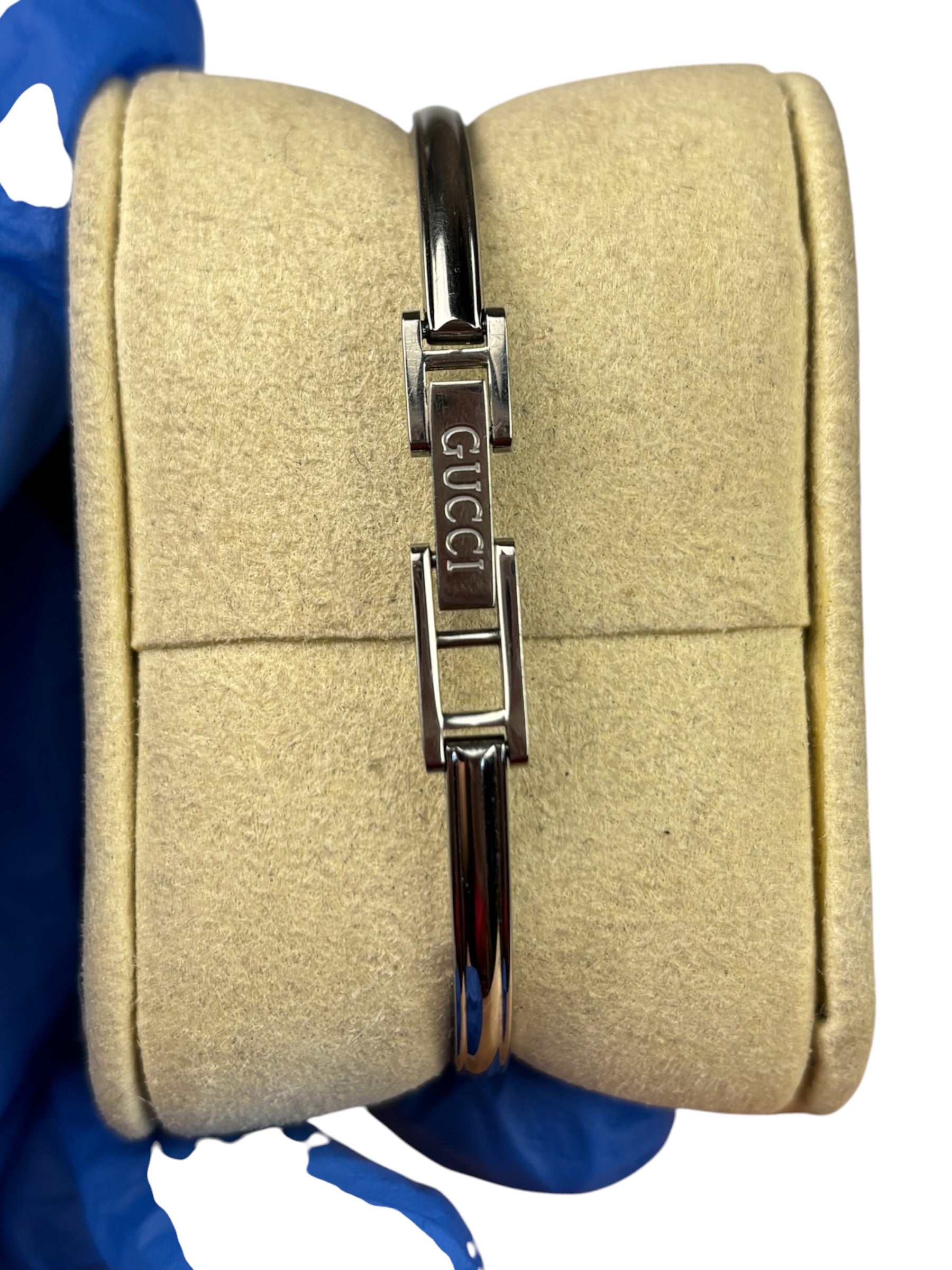 Gucci Interchangeable Stainless Steel Bezel Watch