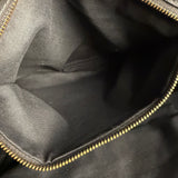 Balenciaga City Bag Canvas Leather Black Beige