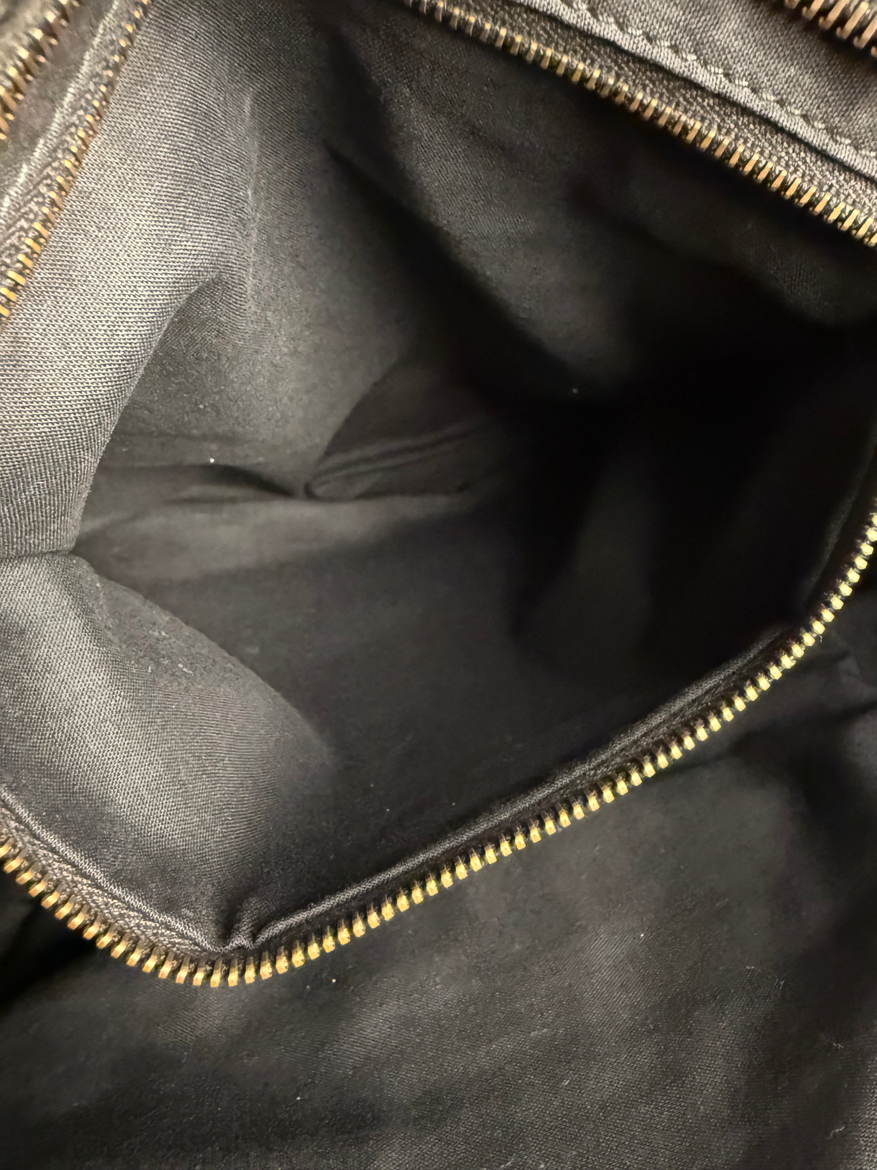 Balenciaga City Bag Canvas Leather Black Beige