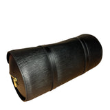 Louis Vuitton Noir Epi Soufflot Handbag