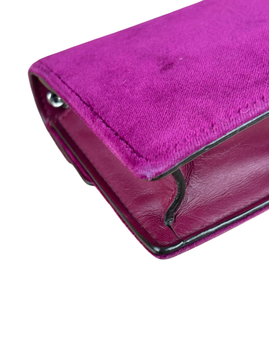 Gucci Purple Velvet Super Mini Dionysus Shoulder Bag