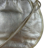 Loewe Gold Leather Anagram Shoulder Bag