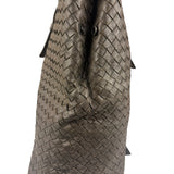 Bottega Veneta Gray Nappa Leather Intrecciato Tote Bag