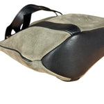 Loewe Suede Anagram Shoulder Tote Olive