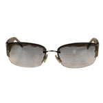 Chanel Vintage Rimless Shield Sunglasses 4117-B