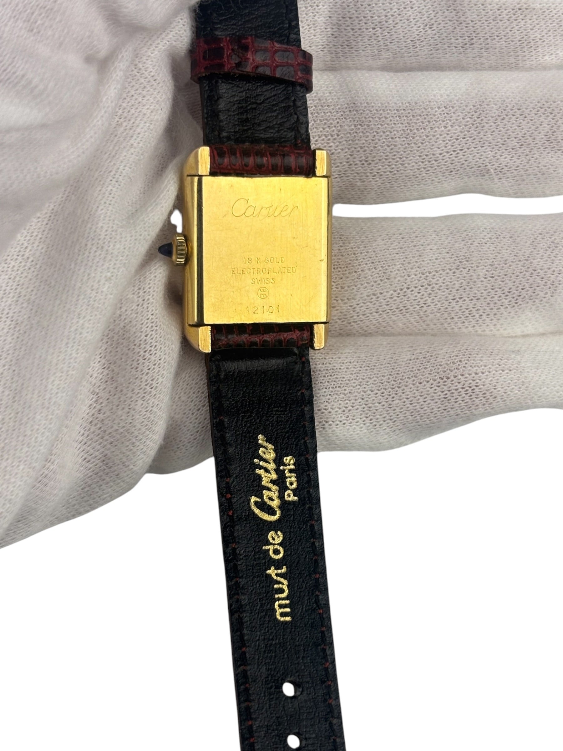 Cartier Tank White Roman Dial 1970's