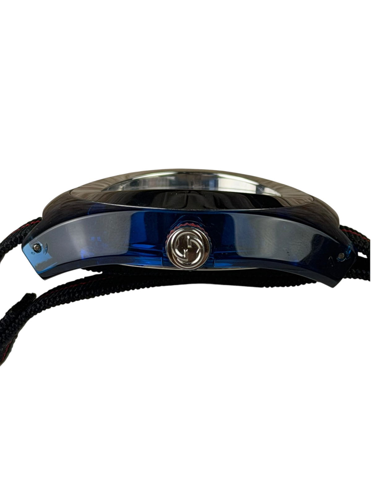 Gucci Sync Navy with Black Nylon Strap