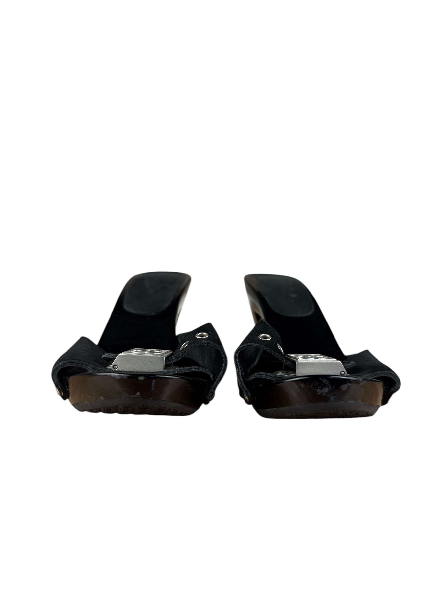 Chanel Y2K Logo Studded Heels