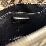 Prada Beige Python Mini Dome Two-Way Bag