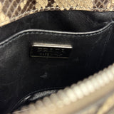 Prada Beige Python Mini Dome Two-Way Bag
