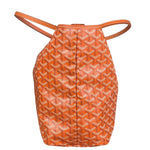 Goyard Saint Louis Orange Leather Tote Bag