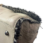 Chanel Cream Lambskin Funny Tweed Flap Bag 2009