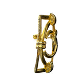Chanel Vintage Gold-Plated Square CC Logo Brooch