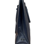 Prada Navy Blue Saffiano Leather Vertical Tote Bag