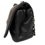 Chanel Black Leather CC Mirrored Mosaic Flap Bag 2008