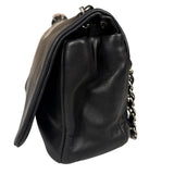 Chanel Black Leather CC Mirrored Mosaic Flap Bag 2008