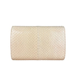 Fendi Pink Python Flower Studded Mini Chain Shoulder Bag