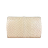Fendi Pink Python Flower Studded Mini Chain Shoulder Bag