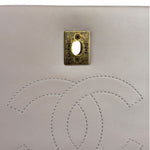Chanel Light Lilac Calfskin Leather Quilted Flap Chain Bag