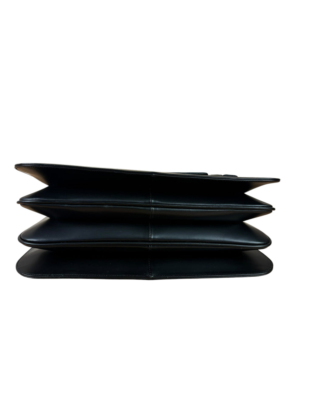 Burberry Black Leather Shadow Horse Nova Check Handbag