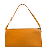 Louis Vuitton Orange Epi Leather Pochette