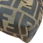 Fendi Zucca Brown Monogram Canvas FF Chef Shoulder Bag