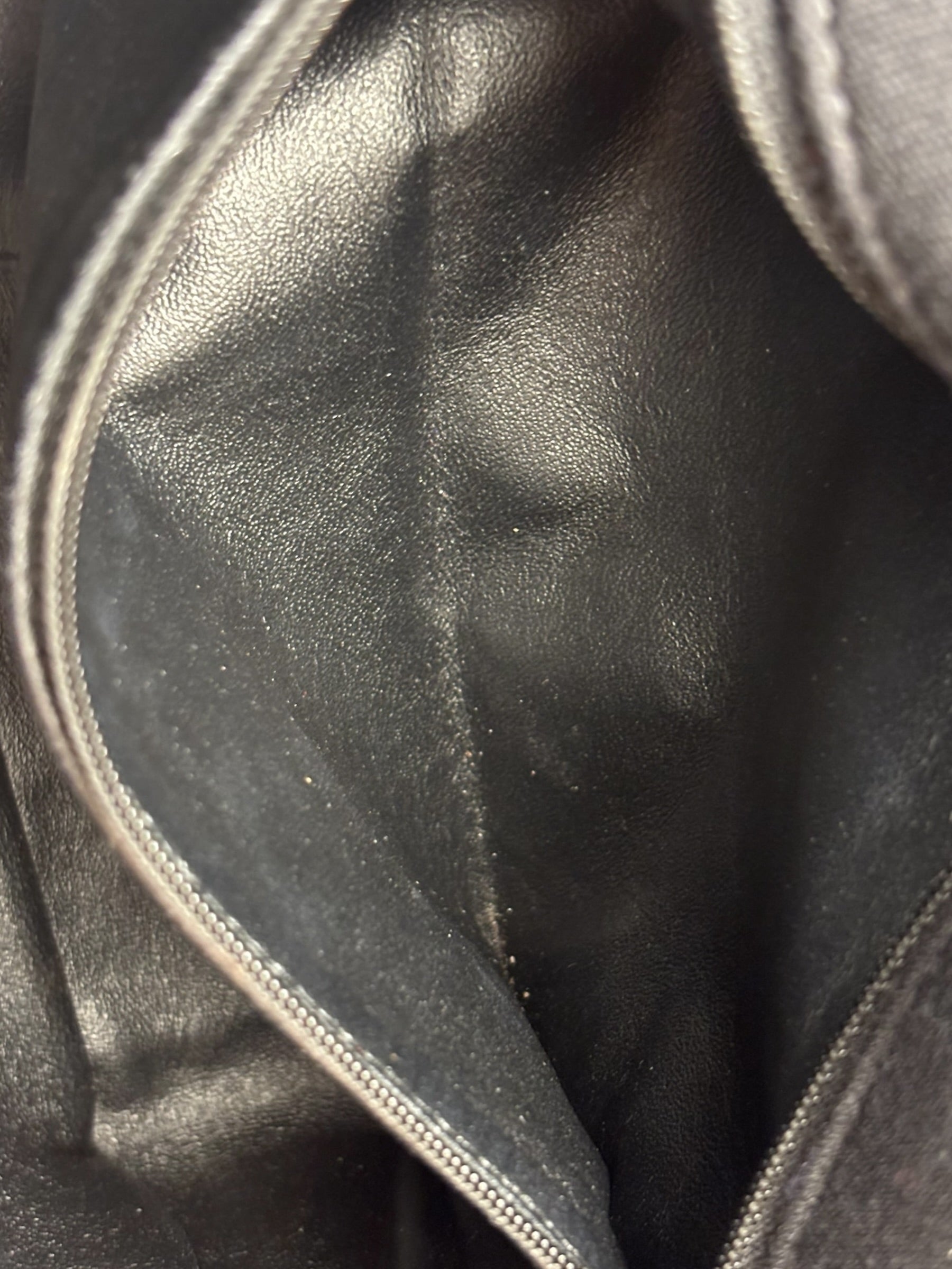 Chanel Black CC Quilted Jersey and Tweed Chain Flap Bag 2014