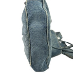 Balenciaga Denim Le Cagole Rhinestones Crossbody Bag