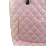 Chanel Black/Pink Cambon Quilted Leather Tote Bag 2004