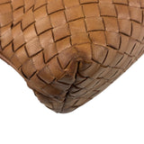 Bottega Veneta Brown Woven Intrecciato Pochette