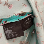 Prada Turquoise Wrap Dress