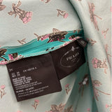 Prada Turquoise Wrap Dress