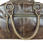 Balenciaga Vintage Brown Leather Moto Handbag