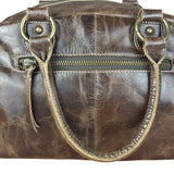 Balenciaga Vintage Brown Leather Moto Handbag