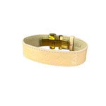 Louis Vuitton Monogram Vernis Logo Bracelet Yellow