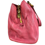 Miu Miu Pink Leather 2Way Tote Bag