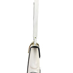 Gucci White Leather Sylvie Chain Shoulder Bag