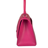 Balenciaga Pink Leather Hourglass Two-Way Bag